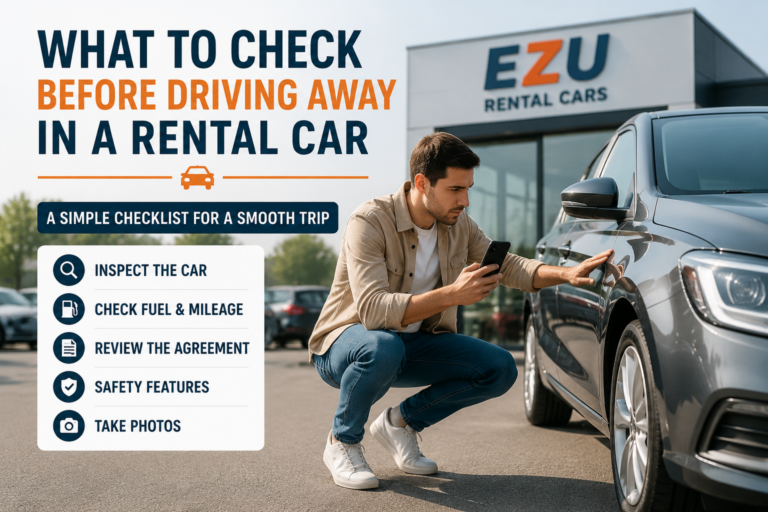 What To Check Before Driving Away In A Rental Car